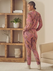 Pink Zebra Cosy Long Sleeve Pyjamas - Image 2 of 11