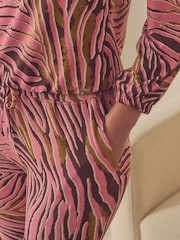 Pink Zebra Cosy Long Sleeve Pyjamas - Image 5 of 11