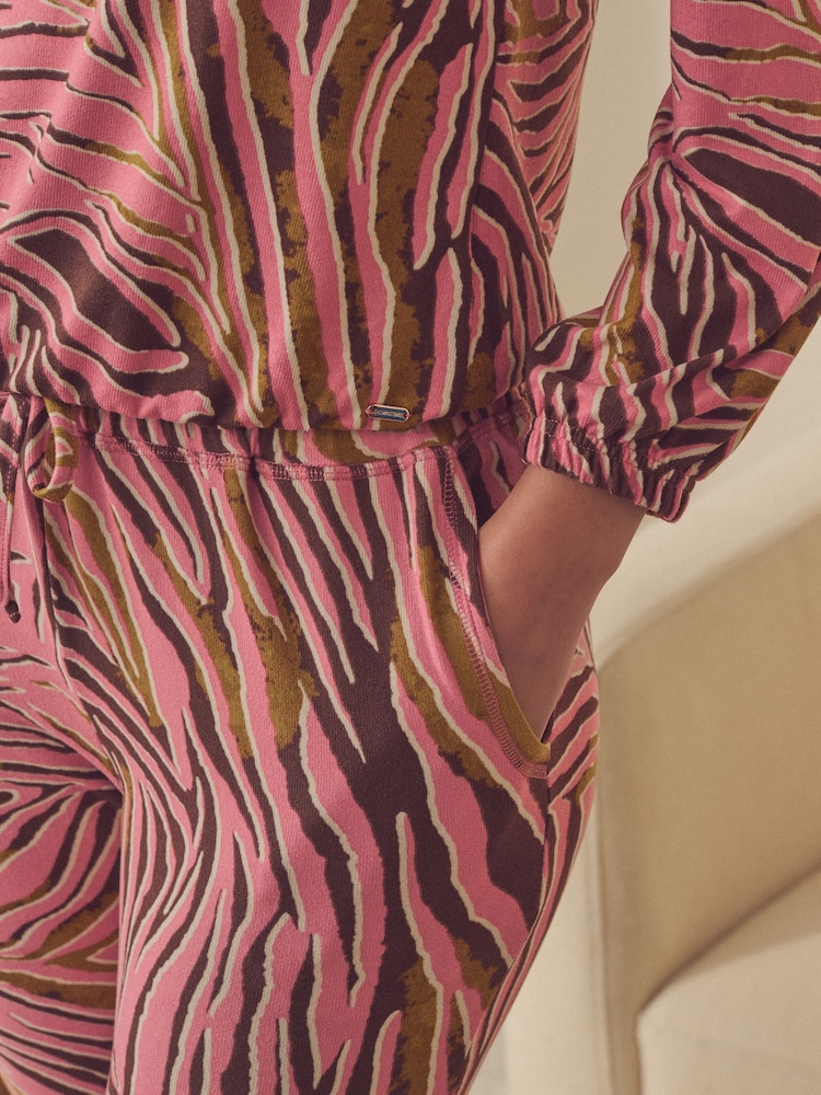 Pink Zebra Cosy Long Sleeve Pyjamas - Image 5 of 11