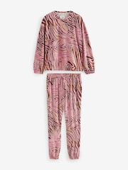Pink Zebra Cosy Long Sleeve Pyjamas - Image 6 of 11