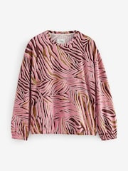 Pink Zebra Cosy Long Sleeve Pyjamas - Image 7 of 11