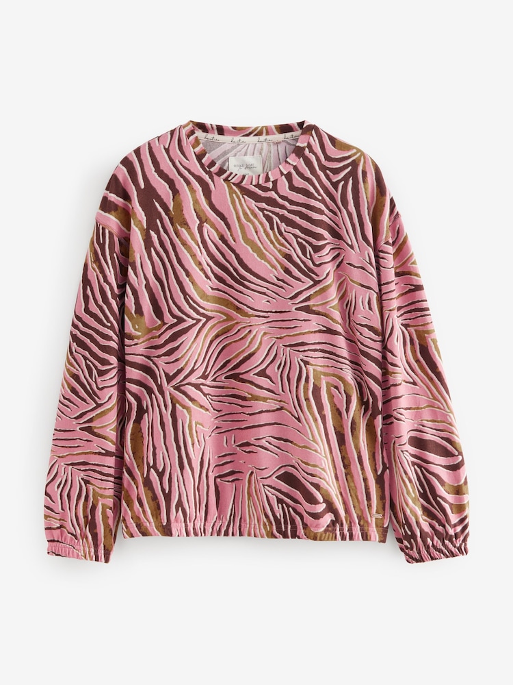 Pink Zebra Cosy Long Sleeve Pyjamas - Image 7 of 11