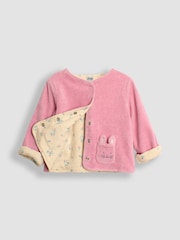 JoJo Maman Bébé Natural 3-Piece Floral Body & Jacket Set - Image 5 of 9
