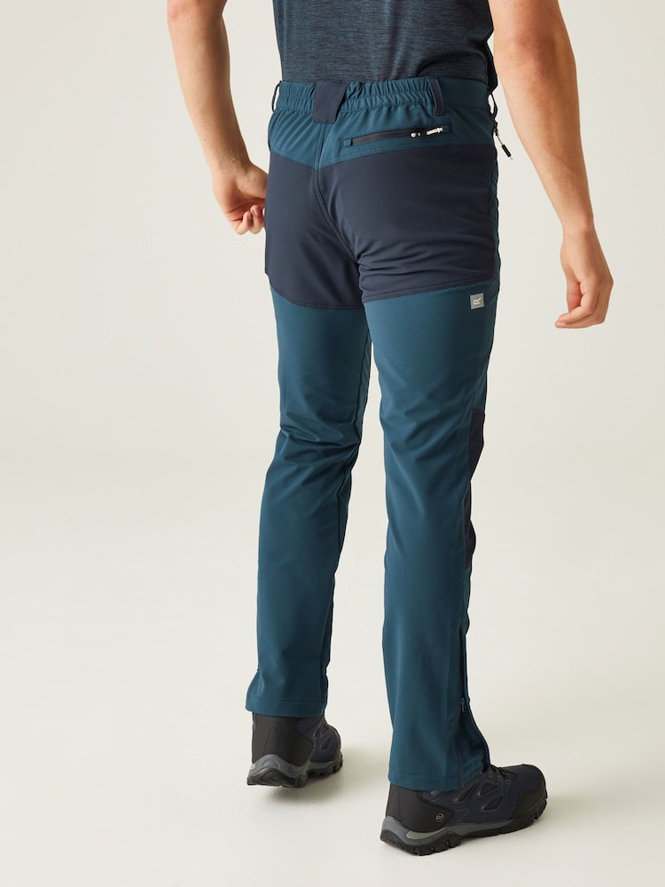 Bleu - Pantalon de marche Regatta Questra V stretch - Image 3 of 7