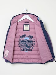 FatFace Poppy Purple Padded Jacket - Image 7 of 7