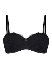 Hunkemöller Marine Padded Underwired Black Bra - Image 4 of 5