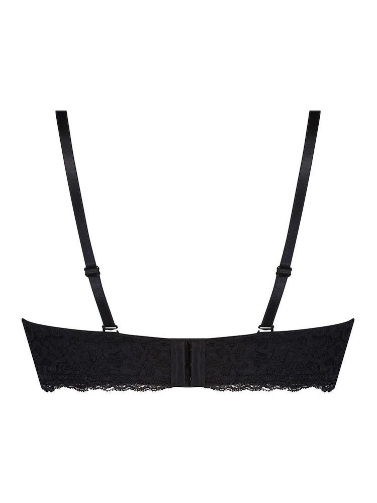 Hunkemöller Marine Padded Underwired Black Bra - Image 5 of 5