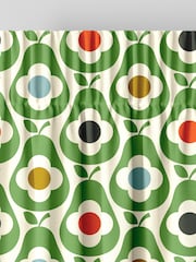 Orla Kiely Green Multi Pear Made to Measure 100% Cotton Curtains - Image 5 of 8