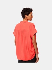 Whistles Orange Nicola Button Through Shirt - Image 2 of 5