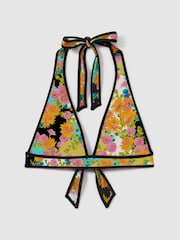Florere Printed Plunge Neck Bikini Top - Image 2 of 5