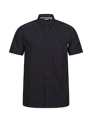 Regatta Black Mens Mindano IX Short Sleeve Shirt - Image 5 of 7