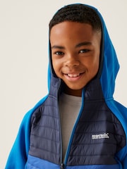 Regatta Blue Dark Kielder Hybrid VIII Stretch Hooded Jacket - Image 6 of 9