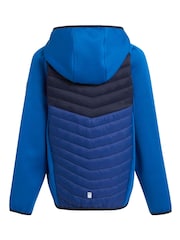 Regatta Blue Dark Kielder Hybrid VIII Stretch Hooded Jacket - Image 8 of 9