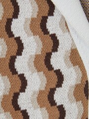 Reiss Rust/White Nessa Polo Shirt - Image 5 of 5