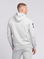 U.S. Polo Assn. Grey Mens Classic Fit Player 3 100% Cotton Hoodie - Image 4 of 6