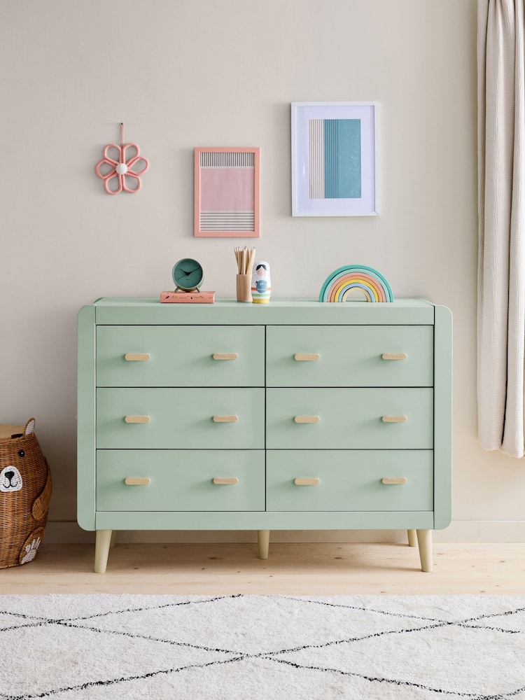 Sage Green Kids Alix Chest Of Drawers - Image 2 of 10