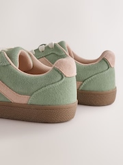 Green/Pink Suede - Retro-Sportschuhe - Bild 3 von 5