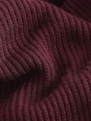 Berry Red V-Neck Knit Jumper - Image 5 of 6