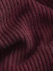 Berry Red V-Neck Knit Jumper - Image 6 of 6