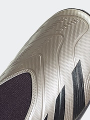 adidas Silver/Black Predator League Laceless Turf Football Boots - Image 10 of 11