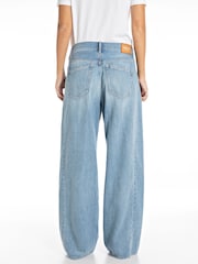Replay Light Blue Denim Narja Baggy Jeans - Image 3 of 4