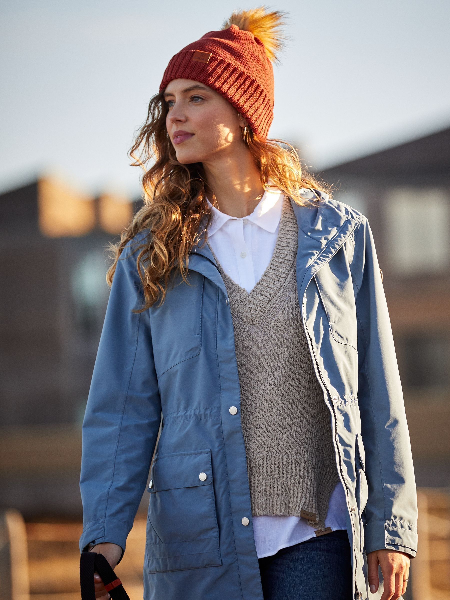 Buy Ariat Blue Atherton Waterproof Jacket from Next Germany