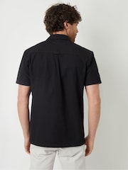 Threadbare 100% Cotton Revere Collar Utility Short Sleeve Shirt - Изображение 2 из 4