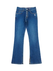 Azul - U.S. Polo Assn. Coloured Bootleg Girls Denim Jeans - Imagen 5 de 8