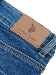 Azul - U.S. Polo Assn. Coloured Bootleg Girls Denim Jeans - Imagen 7 de 8