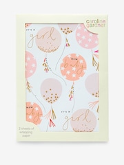Caroline Gardner Caroline Gardner Baby Girl Balloon Wrap 2 Sheet - Image 1 of 1
