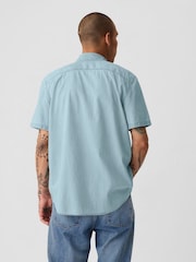 Gap Blue Denim Short Sleeve Shirt - Image 2 of 4