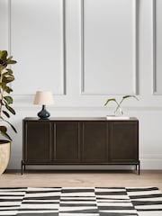 Jasper Conran London Dark Oak Aden Large Sideboard - Image 2 of 9