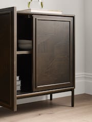 Jasper Conran London Dark Oak Aden Large Sideboard - Image 3 of 9