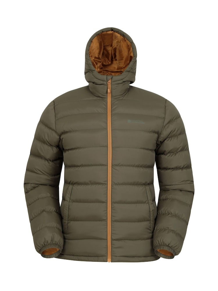 Mountain Warehouse Olive Green Seasons II Mens Water Resistant Padded Jacket - Image 1 of 5