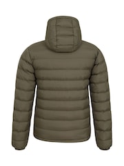 Mountain Warehouse Olive Green Seasons II Mens Water Resistant Padded Jacket - Image 3 of 5