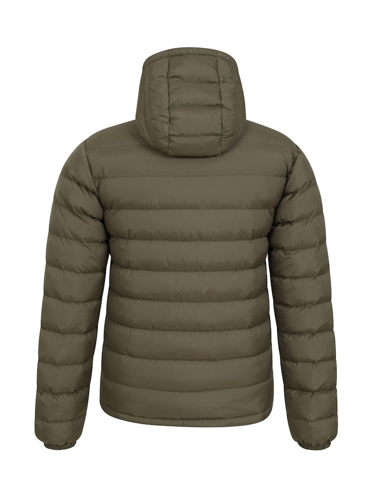 Оливково-зелений - Куртка Mountain Warehouse Seasons II Mens Water Resistant - Image 3 of 5