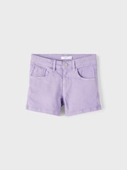 Name It Purple Twist Shorts - Image 3 of 4