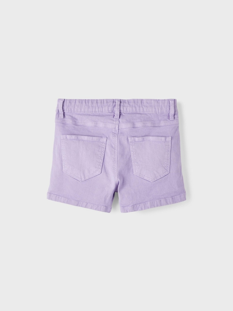 Name It Purple Twist Shorts - Image 4 of 4