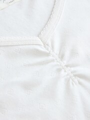 Red Check 100% Cotton Pointelle and Flannel Pyjamas - Image 10 of 10