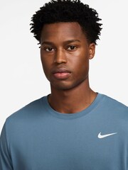 Nike Blue/White Dri-FIT Training T-Shirt - Image 3 of 3