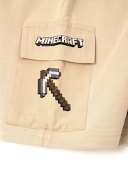 شورت من القطن 100% بجيوب مزيّن بطبعة Minecraft من Angel & Rocket - صورة 6 من 6