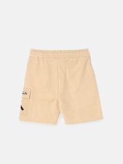 Angel & Rocket Cream Minecraft Print Pocket 100% Cotton Shorts - Image 8 of 8