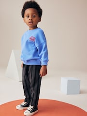 Blue/Grey Sweatshirt And Stripe Joggers Set (3mths-7yrs) - Image 2 of 5