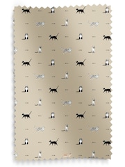Sophie Allport Natural Purrfect Made to Measure 100% Cotton Roman Blinds - Image 6 of 6