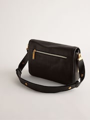 Ted Baker Black Lock Detail Imielly Baguette Shoulder Bag - Image 3 of 5