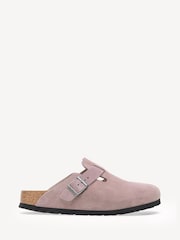 Birkenstock Purple Boston Suede Clogs - Image 1 of 1