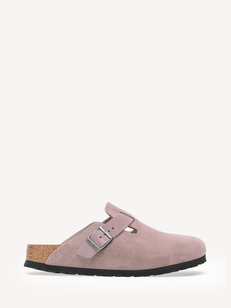 Birkenstock Purple Boston Suede Clogs - Image 1 of 1