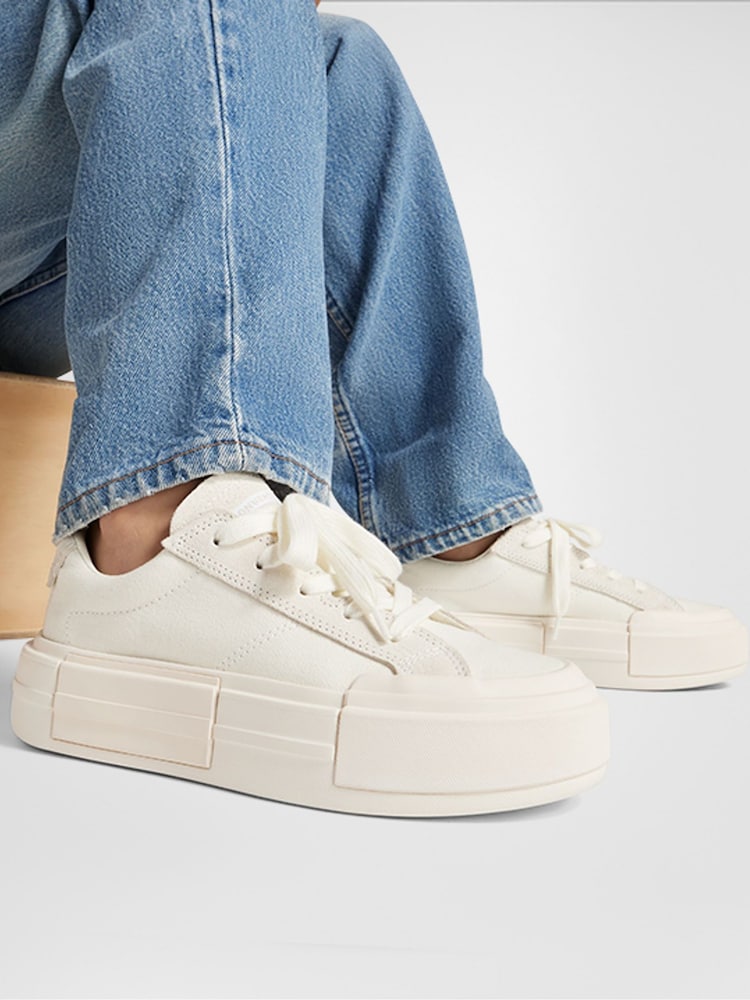 Converse Cream Chuck Taylor All Star Cruise Trainers - Image 1 of 10