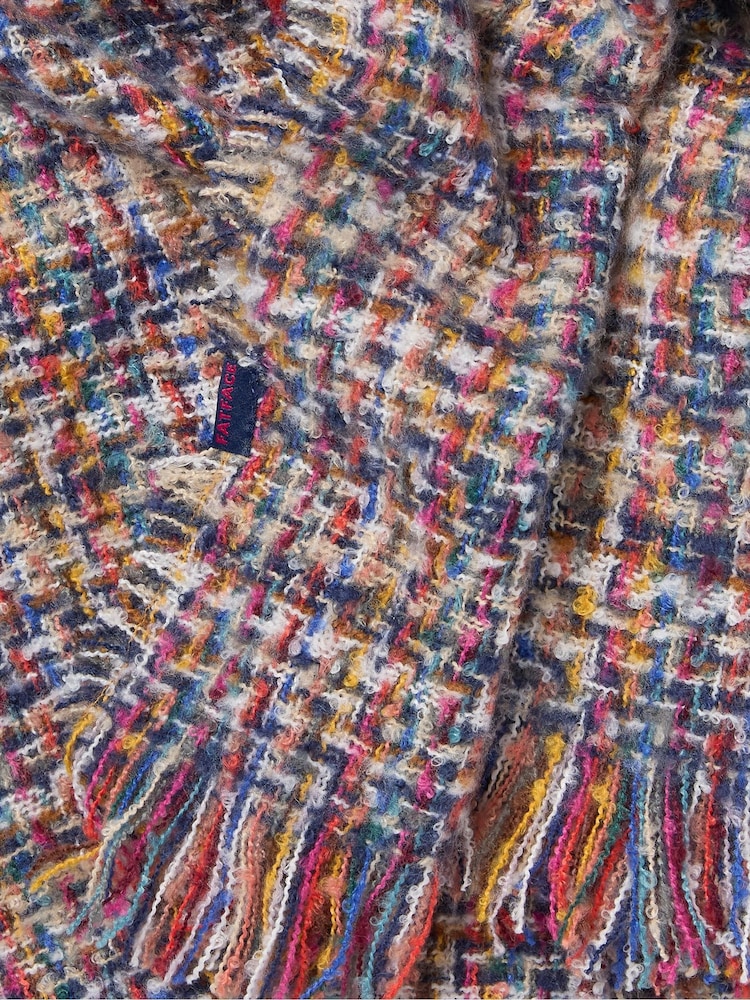 FatFace Pippa Multi Check Scarf - Image 2 of 2