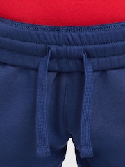 Nike Blue Club Fleece Stack Logo Joggers - Image 4 of 6